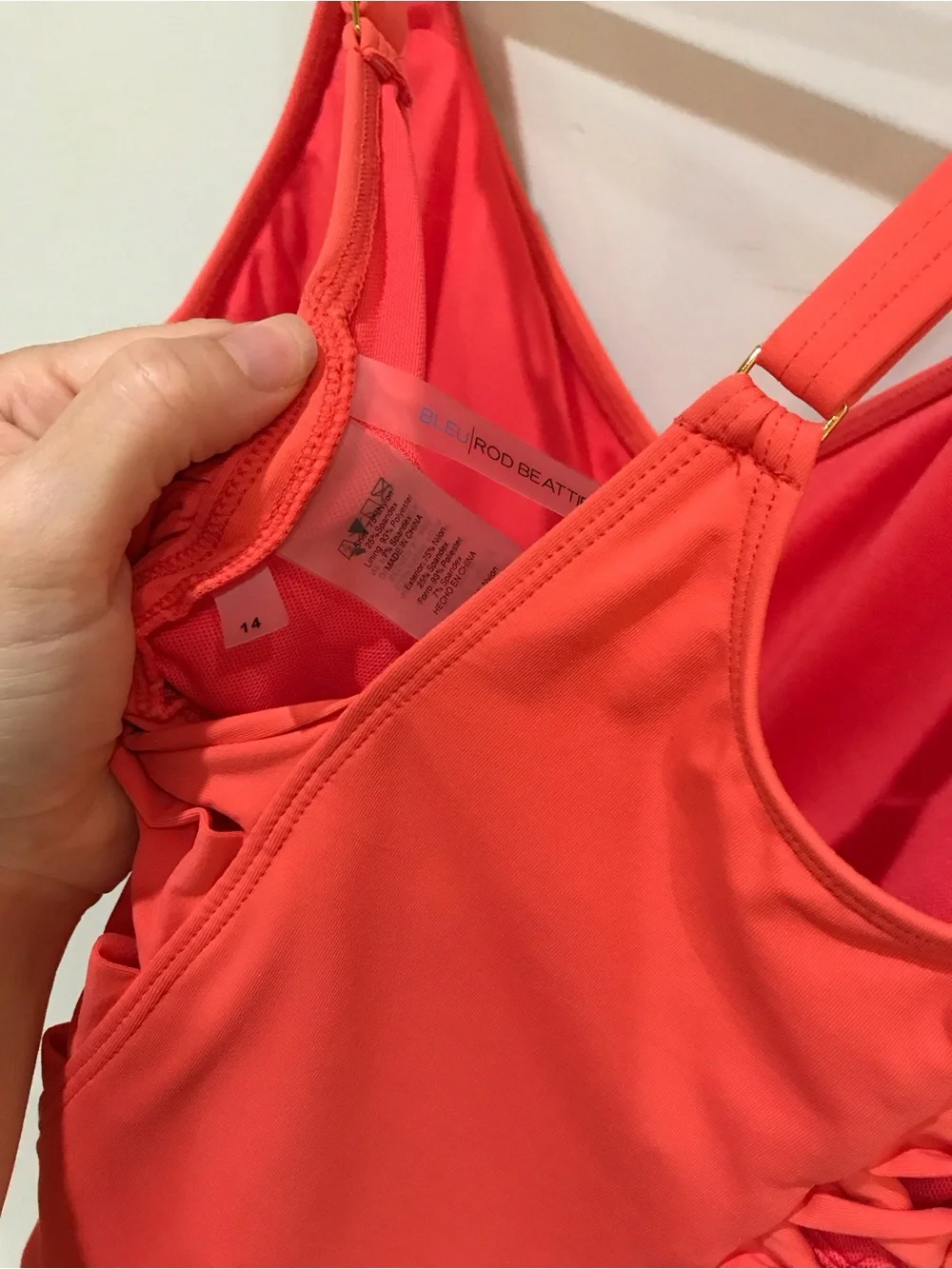 Bleu Rod Beattie coral pink